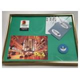 FRAMED CASINO SOUVENIR PLAQUE (519 J)
