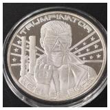 DONALD TRUMP 1oz .999 SILVER ROUND  (350 AX)
