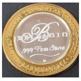 BELLAGIO .999 FINE SILVER $10 TOKEN (551 C87)