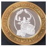 PALMS - .999 FINE SILVER GAMING TOKEN (551 A24)