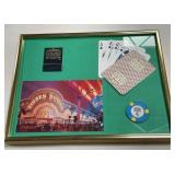 FRAMED CASINO SOUVENIR PLAQUE (519 AC)