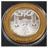 BELLAGIO .999 FINE SILVER $10 TOKEN (551 C95)