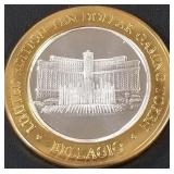 BELLAGIO .999 FINE SILVER $10 TOKEN (551 C96)