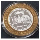PLAZA - .999 FINE SILVER GAMING TOKEN (551 B31)
