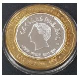 CAESSARS PALACE .999 SILVER TOKEN (551 C24)