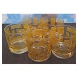 11 - FIVE PIECES VINTAGE GLASSWARE (H194)