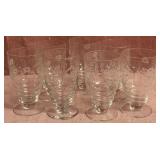 488 -LIBBEY ROCK SHARPE "HALIFAX" ICED-TEA GLASSES