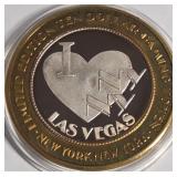 NEW YORK CASINO - .999 FINE SILVER $10 TOKEN (24)