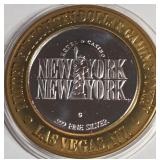 NEW YORK CASINO - .999 FINE SILVER $10 TOKEN (19)