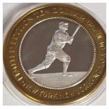 BABE RUTH - .999 FINE SILVER $10 TOKEN (10)