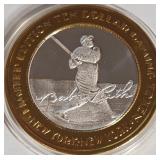 BABE RUTH - .999 FINE SILVER $10 TOKEN (11)