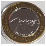 MIRAGE LV CASINO - .999 FINE SILVER $10 TOKEN (31)