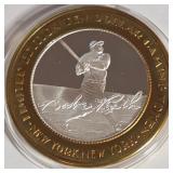 BABE RUTH - .999 FINE SILVER $10 TOKEN (7)