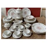 488 - 58-PCS FINE BOHEMIAN CHINA DISHWARE (D12)