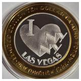 NEW YORK CASINO - .999 FINE SILVER $10 TOKEN (17)