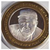 BABE RUTH - .999 FINE SILVER $10 TOKEN (13)