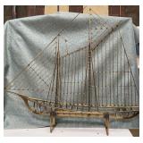 488 - C.JERE` 1976 SAILBOAT SCULPTURE (B75)