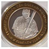 BABE RUTH - .999 FINE SILVER $10 TOKEN (9)