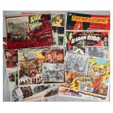 LOT OF 10 VINTAGE MOVIE LOBBY CARDS IN SPANISH