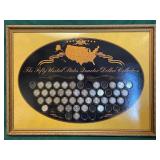 11 -PARTIAL US QUARTER COLLECTION FRAMED