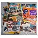 LOT OF 10 VINTAGE MOVIE LOBBY CARDS IN SPANISH