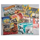 LOT OF 10 VINTAGE MOVIE LOBBY CARDS IN SPANISH