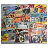 LOT OF 10 VINTAGE MOVIE LOBBY CARDS IN SPANISH