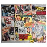 LOT OF 10 VINTAGE MOVIE LOBBY CARDS IN SPANISH