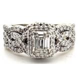 14KT WHITE GOLD 1.50CT DIAMOND RING