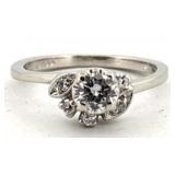 14KT WHITE GOLD .30CT DIAMOND RING