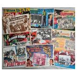 LOT OF 10 VINTAGE MOVIE LOBBY CARDS IN SPANISH