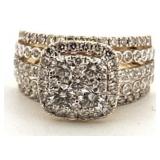 14KT YELLOW GOLD 2.20CT DIAMOND RING