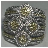STERLING SILVER RING 7 GRS