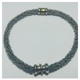 STERLING SILVER 7 INCH BRACELET 17.80GRS