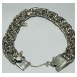 STERLING SILVER BRACELET 46.8 GRS