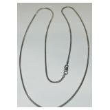 STERLING SILVER SNAKE CHAIN24 ' 10 GRS