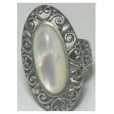 STERLING SILVER RING 7.80GRS