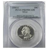 1995 S PR69DCAM SILVER