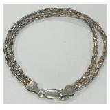 STERLING SILVER BRACELET 7.3 GRS