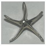 STERLING SILVER STARFISH PENDANT 4.3 GRS
