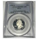 1995-S 25C PR69DCAM SILVER