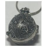 STERLING SILVER PENDANT WITH 30INCH CHAIN 19.10GR