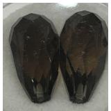 25.21CT SMOKEY QUARTZ GEMSTONES