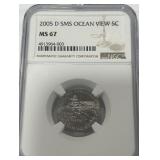 2005 D SMS OCEAN VIEW 5C MS67