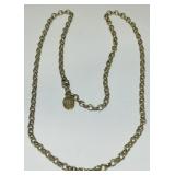 GOLD PLATED STERLING SILVER MILANO CHAIN 10.8 GRS