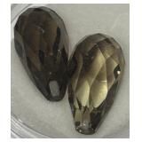 25.79CT SMOKEY QUARTZ GEMSTONES