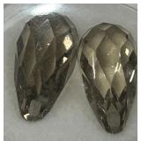 23.62CT SMOKEY QUARTZ GEMSTONES