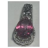 STERLING SILVER GEMSTONE PENDANT 2.70GRS