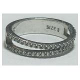 STERLING SILVER RING 3.6 GRS