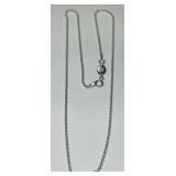 STERLING SILVER BALL CHAIN  18 '4.7 GRS